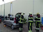 Oefening Brand Wegvervoer Auto Vaart Buitenpost